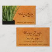 Interior Designer Visitekaartje (Voorkant / Achterkant)