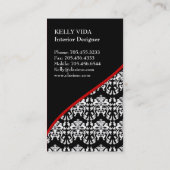 Interior Designer Visitekaartje (Achterkant)