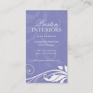 Interior Designer Visitekaartje