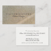 Interior Designer Visitekaartje (Voorkant / Achterkant)