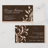 Interior Designer Visitekaartje (Voorkant / Achterkant)
