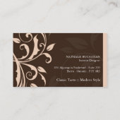 Interior Designer Visitekaartje (Achterkant)