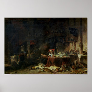 Interior of a Alchemist's Study Poster