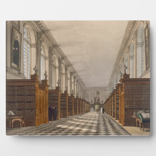 Interior of Trinity College Library, Cambridge, fr Fotoplaat (Voorkant)