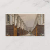 Interior of Trinity College Library, Cambridge, fr Visitekaartje (Achterkant)