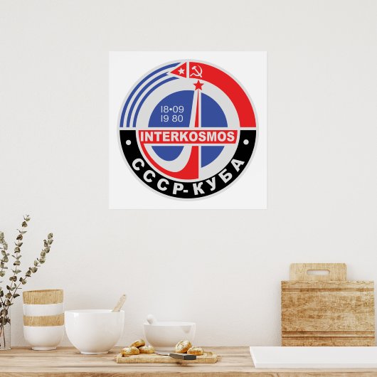 Interkosmos Poster (Keuken)