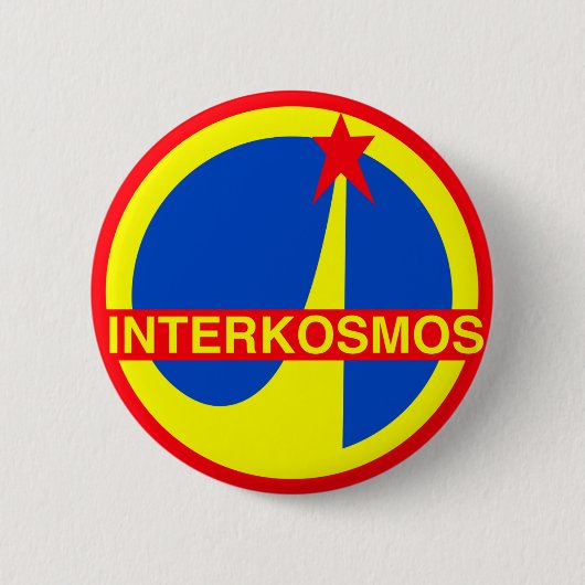 Interkosmos Ronde Button 5,7 Cm (Voorkant)