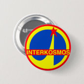Interkosmos Ronde Button 5,7 Cm (Voorkant /achterkant)