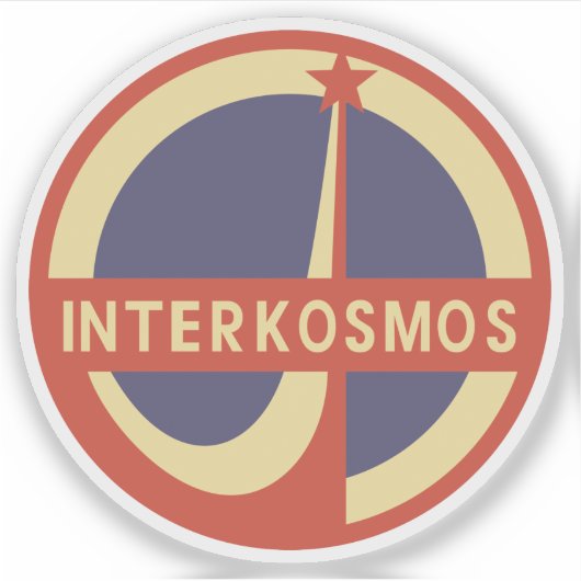 Interkosmos Sticker (Voorkant)