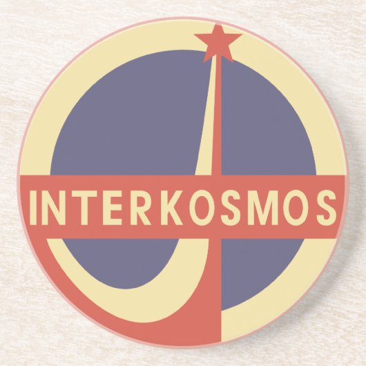 Interkosmos Zandsteen Onderzetter (Voorkant)