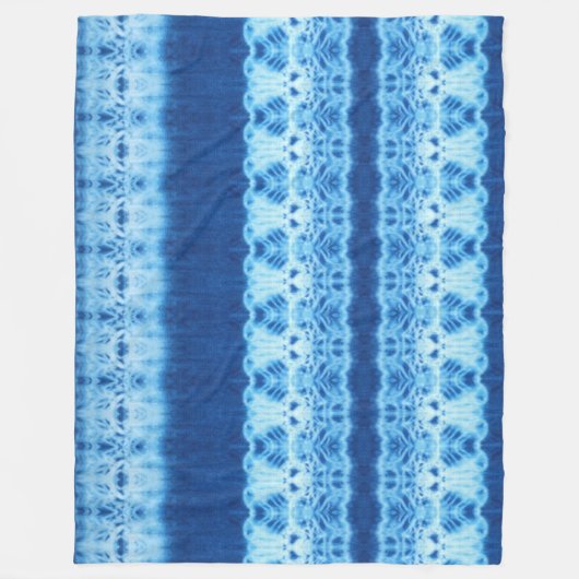 Interlace II Shibori Fleece Deken (Voorkant)