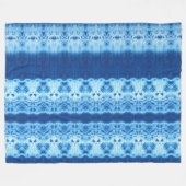 Interlace II Shibori Fleece Deken (Voorkant (Horizontaal))