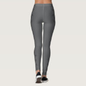 Interlace Pattern - grijs en zwart Leggings (Achterkant)
