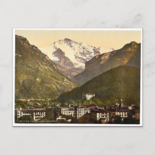 Interlaken en Jungfrau, Bernese Oberland, Sw Briefkaart