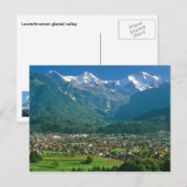 Interlaken en Jungfrau Briefkaart (Voorkant / Achterkant)