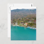 Interlaken, het uitzicht van de brug briefkaart (Voorkant / Achterkant)