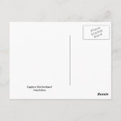 Interlaken, het uitzicht van de brug briefkaart (Achterkant)