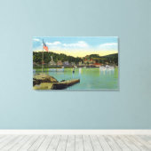 Interlaken Park Uitzicht van de Weirs Canvas Afdruk (Insitu (Houten vloer))