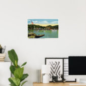 Interlaken Park Uitzicht van de Weirs Poster (Thuiskantoor)