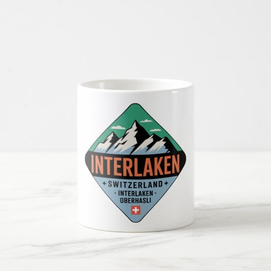 Interlaken Switzerland Mountain Mug (Centre)