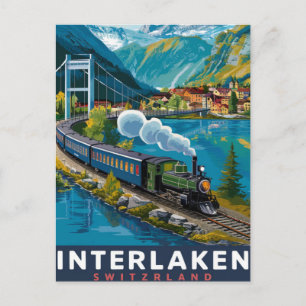 Interlaken Zwitserland Briefkaart
