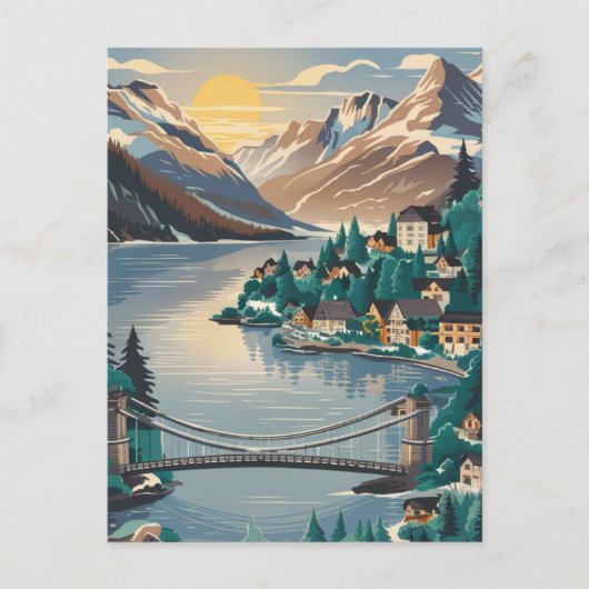 Interlaken Zwitserland Reizen Briefkaart (Voorkant)