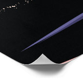 Interlaken Zwitserland Ski reisposter. Poster (Hoek)