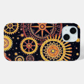 Interlocking gears abstract geometric surface art Case-Mate iPhone case (Achterkant (horizontaal))