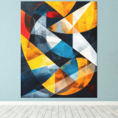 Interlocking Horizons of Light Canvas Afdruk (Insitu (Houten vloer))