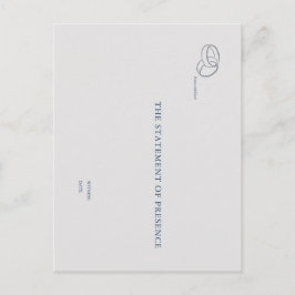 Interlocking Rings- Minimalist Witness Card Briefkaart