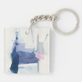 Interlude | Abstract in blauw Sleutelhanger (Achterkant)