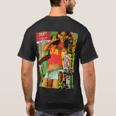 INTERLUDE MODELS Basic Donkere T-Shirt (Achterkant)