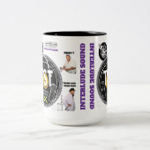 INTERLUDE MUSIC  Mug, 15 oz Tweekleurige Koffiemok (Center)