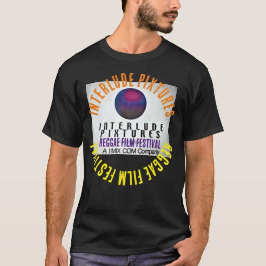 INTERLUDE PIXTURES FILM F MERCH T-Shirt Basic fonc (Devant)