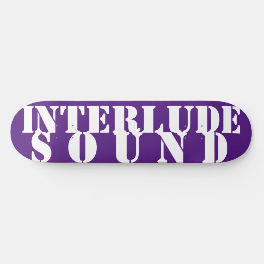 INTERLUDE SOUND 8 1/2" Skateboard Deck (Horizontaal)