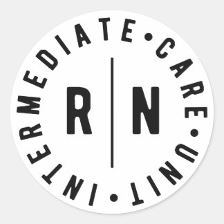 Intermediate Care Unit IMCU Ronde Sticker