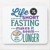 Intermitterend Fasting OMAD Funny Quote Muismat (Voorkant)