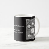 Intermitterende Fasting Clock-Mok Koffiemok (Voorkant rechts)