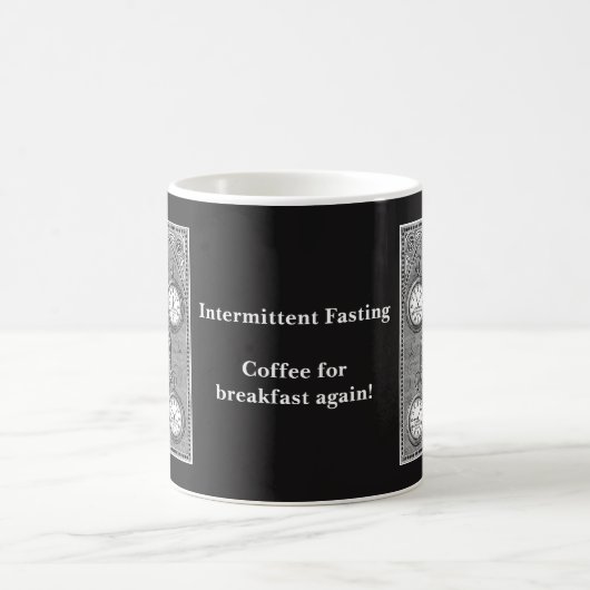 Intermitterende Fasting Clock-Mok Koffiemok (Center)