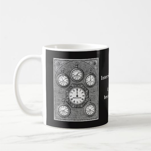 Intermitterende Fasting Clock-Mok Koffiemok (Links)