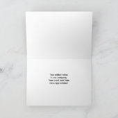 Intern Dank u Groen Manuscript Bedankkaart (Binnen)