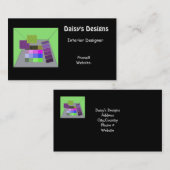 Intern ontwerp visitekaartje (Voorkant / Achterkant)