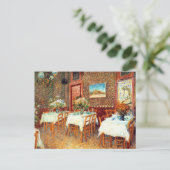 Intern restaurant Vincent van Gogh Briefkaart (Staand voorkant)