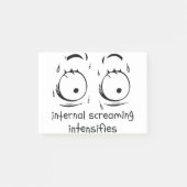 Intern screeningprogramma versterkt Meme FaceSweat Post-it® Notes (Voorkant)