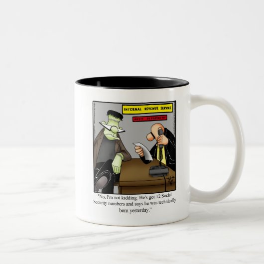 Internal Revenue Service Humor Coffee Mok (Rechts)