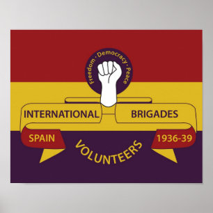 Internationaal brigades-Poster Poster