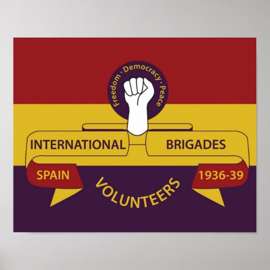 Internationaal brigades-Poster Poster (Voorkant)