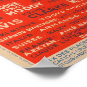 Internationaal jazzfestival 1949  poster (Hoek)