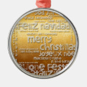 Internationaal kerstnavidad Noel R Ornament (Voorkant)