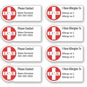 Internationaal noodsymbool PERSONEELSFORMATIE Sticker